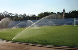 Projeto de irrigação no SESC Manaus